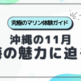 沖縄の11月の海の魅力に迫る ～究極のマリン体験ガイド～